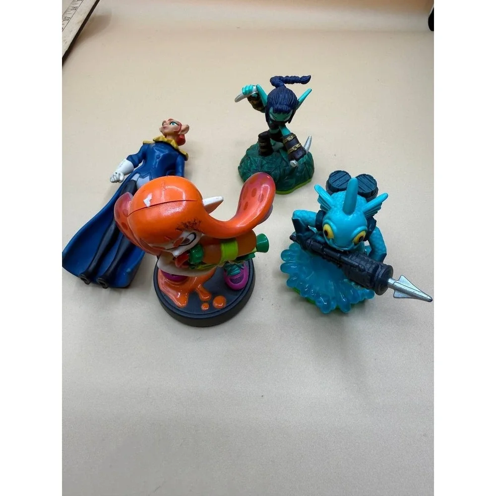 Lot Of 4 Amiibo Nintendo Figures Splatoon Series/Code Name: S.T.E.A.M. Series